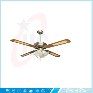 United Star 2015 52 &#39;&#39; Ventilateur de plafond décoratif électrique Dcf-4b4l